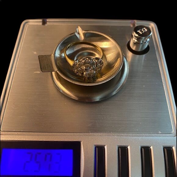 Antique 14kt gold Art Deco diamond ring appraisal included 6.75 - Picture 16 of 16